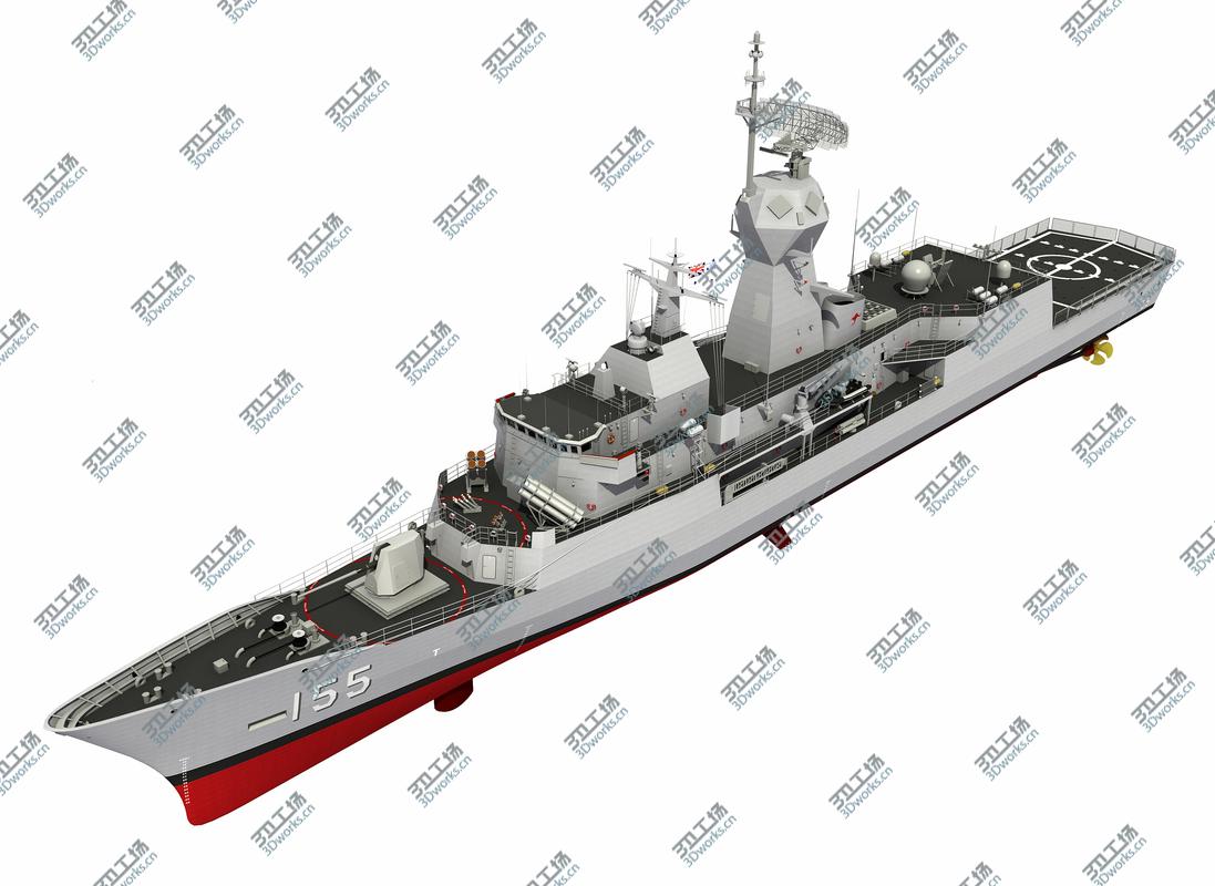 images/goods_img/20210313/3D ANZAC MEKO Class Frigate HMAS BALLARAT FFH 155 model/3.jpg